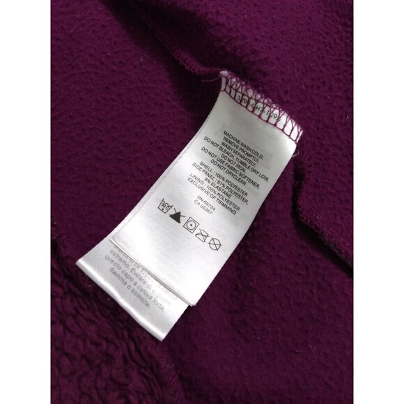 Columbia Women's Large By The Lake Plush Fleece Full Zip Jacket Coat Purple - Picture 6 of 11